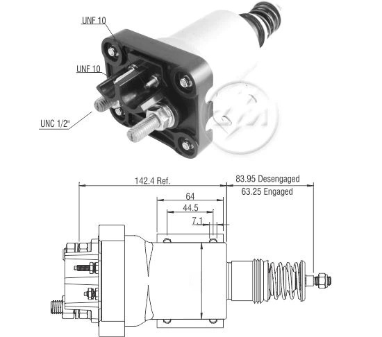 CF-R2950 втягивающее реле