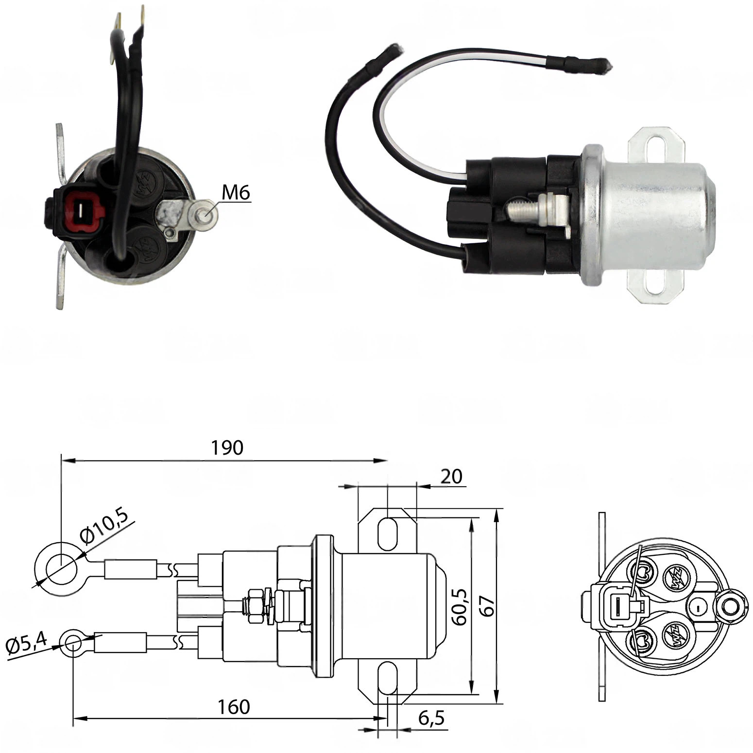 CF-R3408 Starter Solenoid