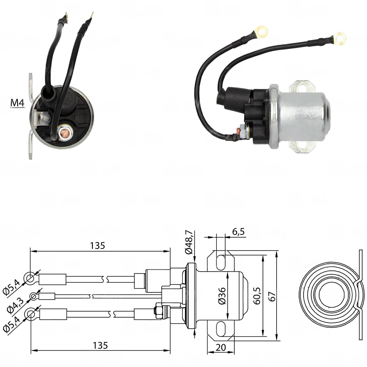 CF-R4428 Starter Solenoid