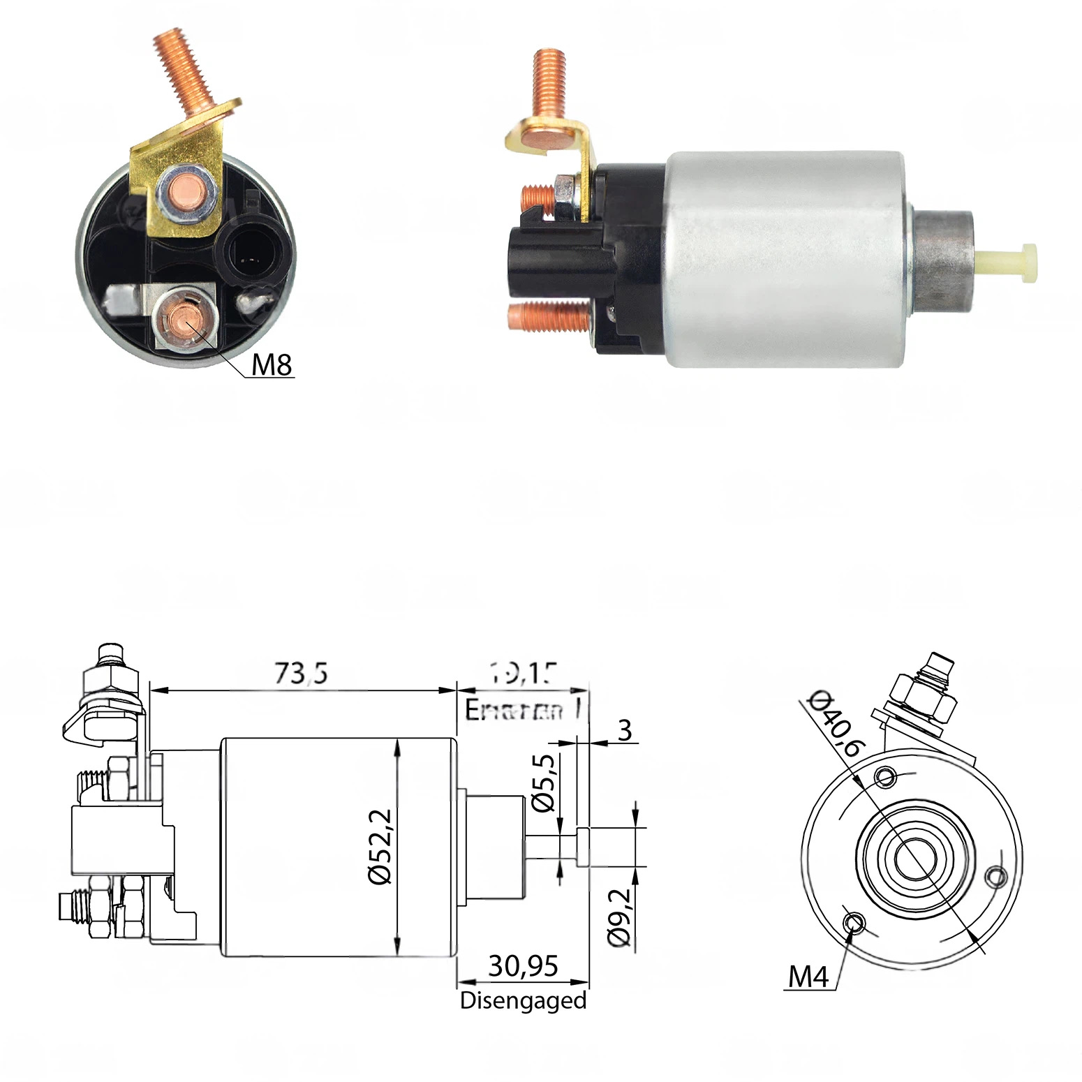 CF-R4866 втягивающее реле