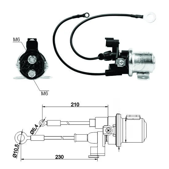 CF-R6428 Starter Solenoid