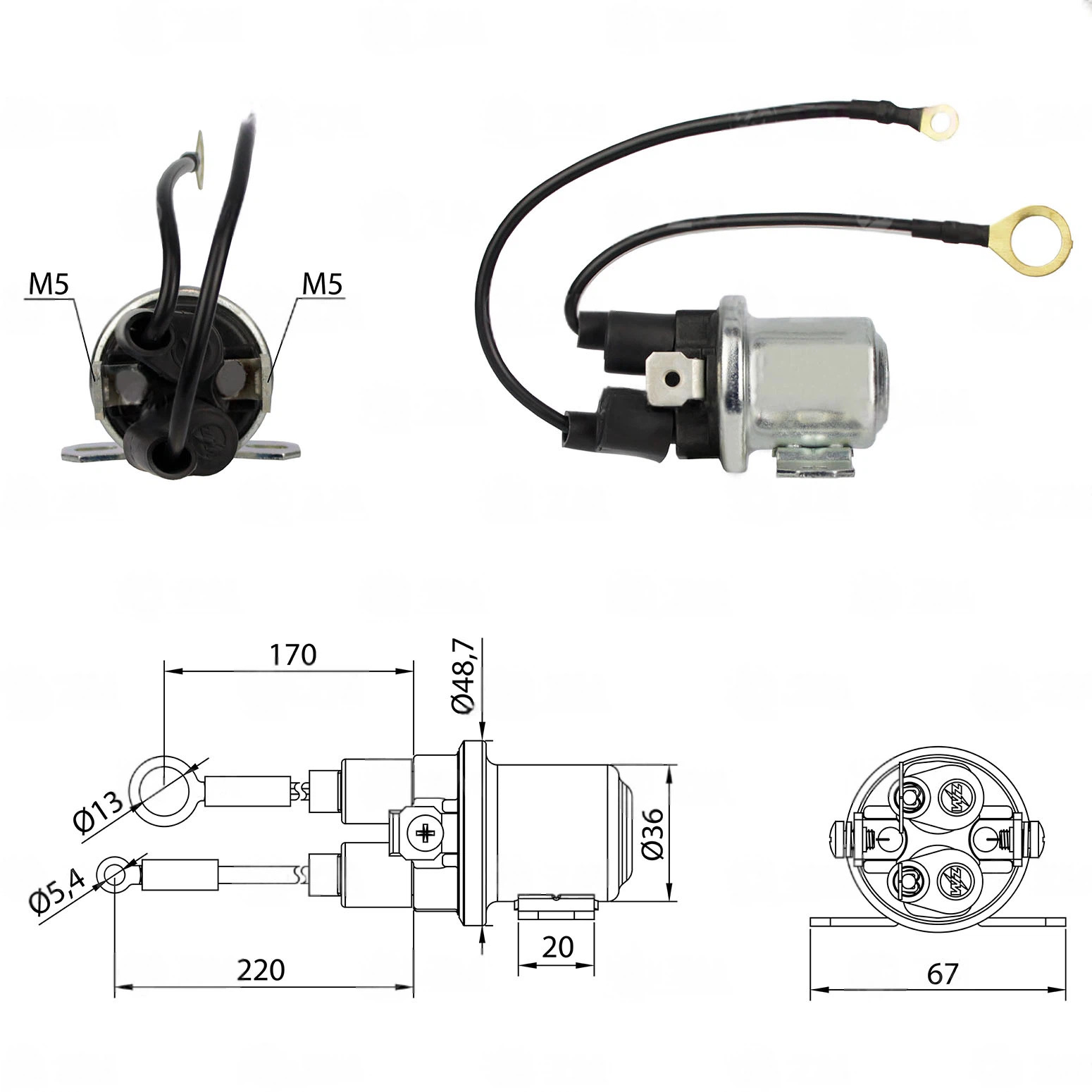 CF-R8408 втягивающее реле
