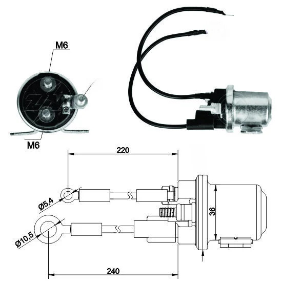 CF-R8428 Starter Solenoid