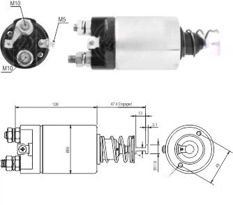 CF-S0856 Starter Solenoid