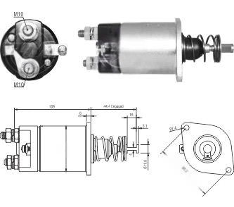 CF-S1855 Starter Solenoid
