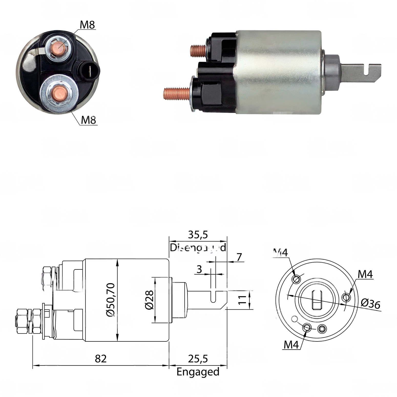 CF-T0603 Starter Solenoid