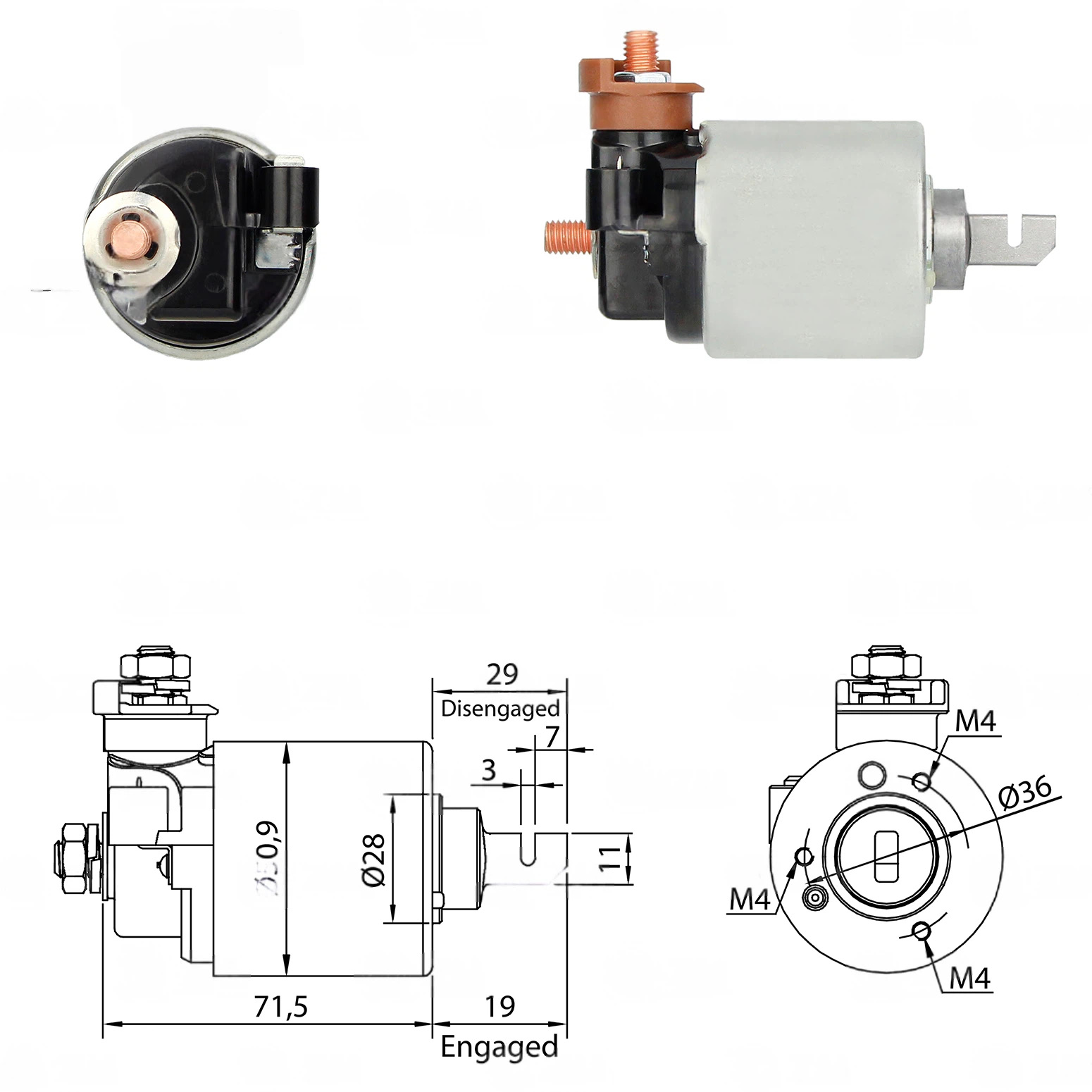 CF-T0605 Starter Solenoid