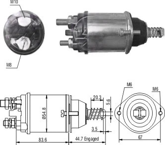 CF-U0616 втягивающее реле