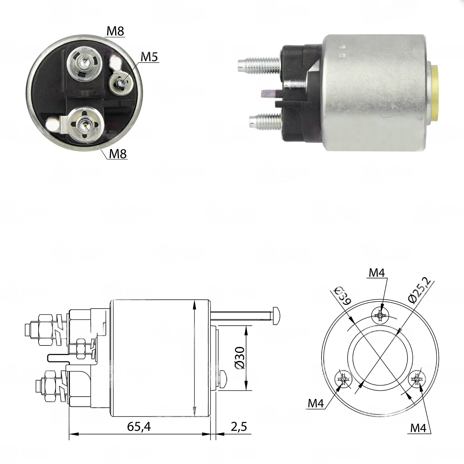CF-V0496 Starter Solenoid