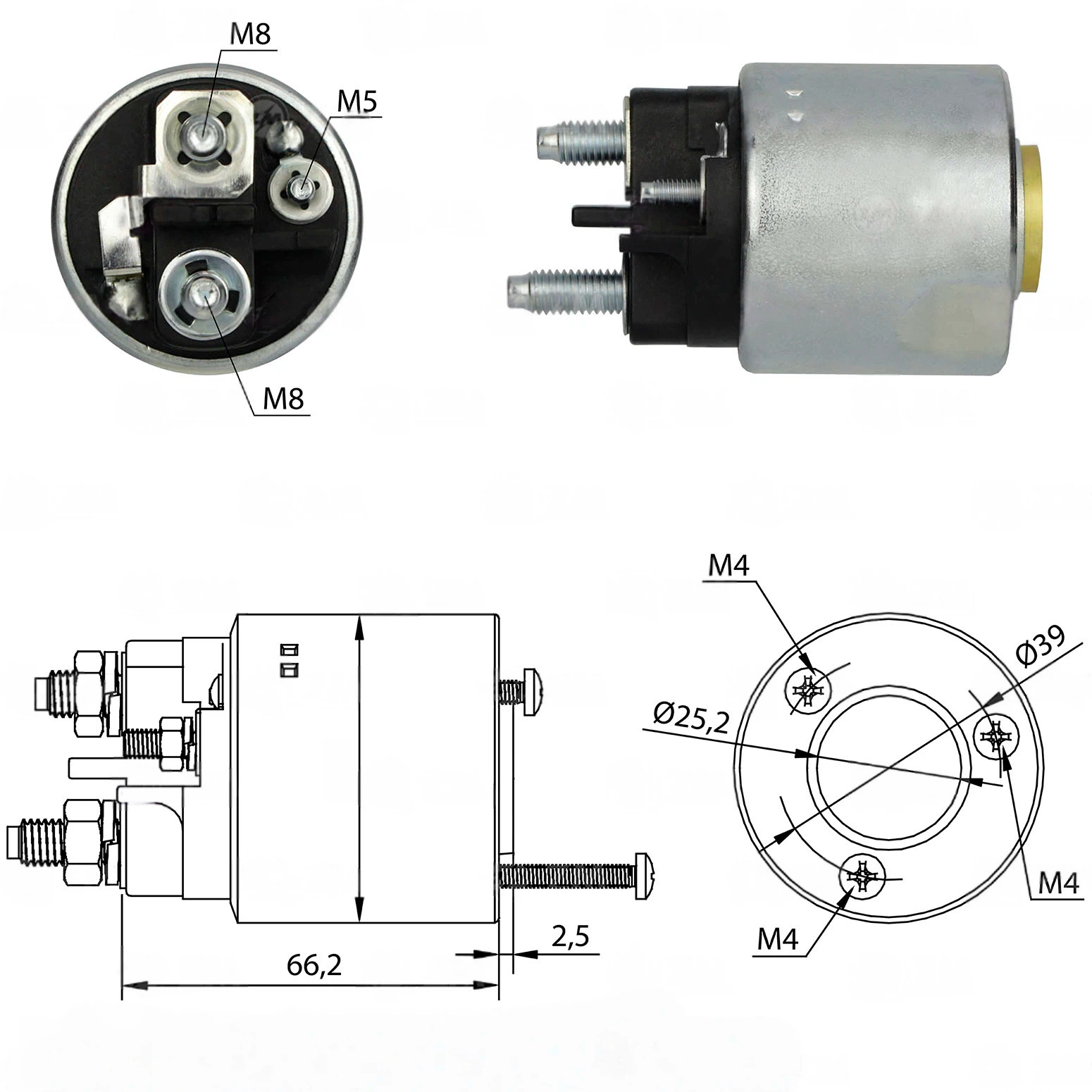 CF-V0497 втягивающее реле