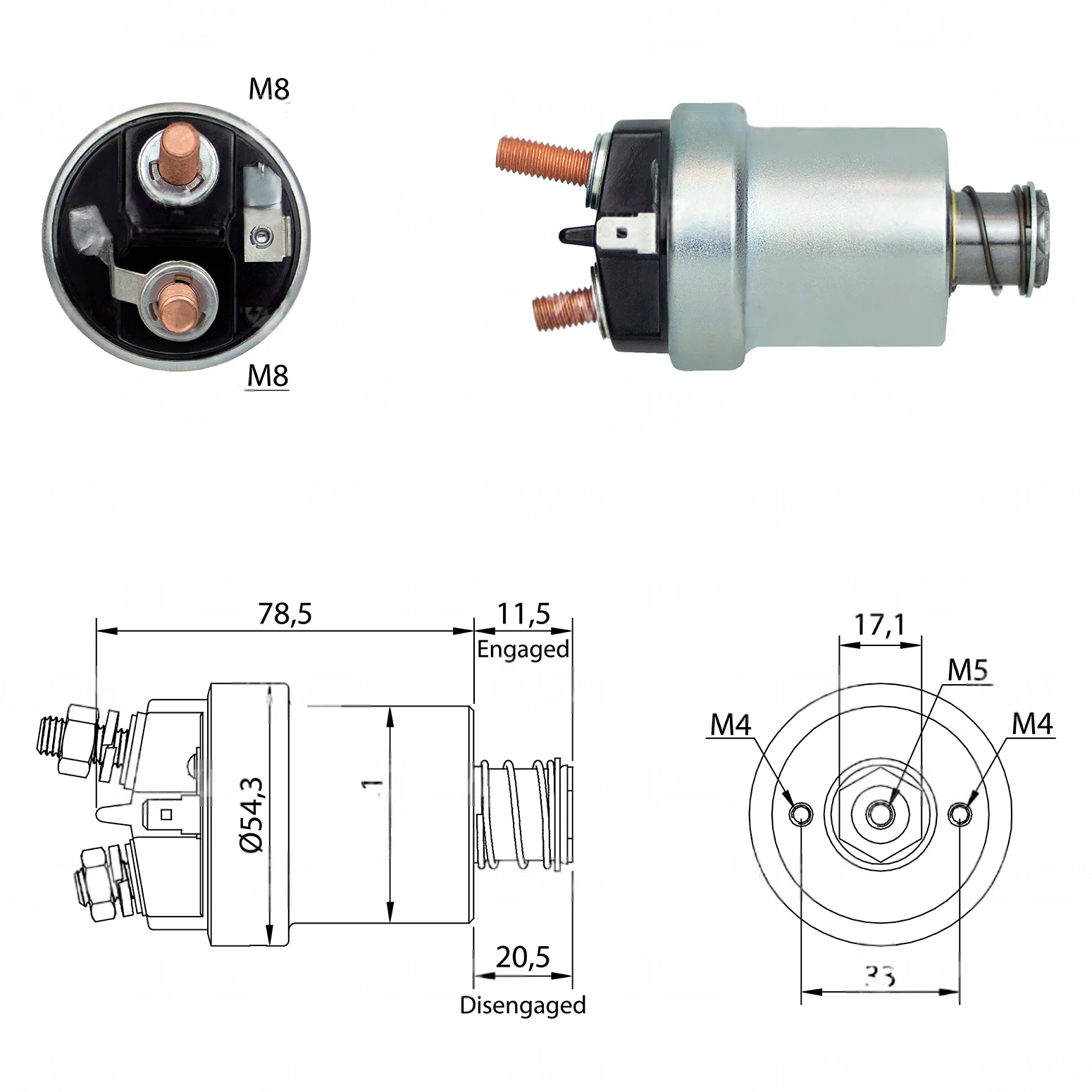 CF-V0560 Starter Solenoid