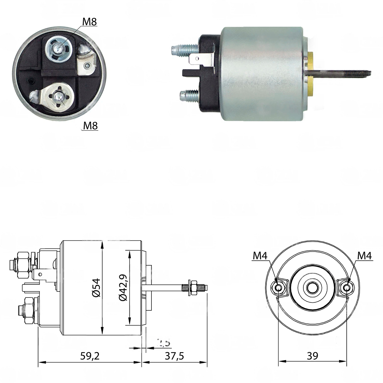 CF-V0595 втягивающее реле