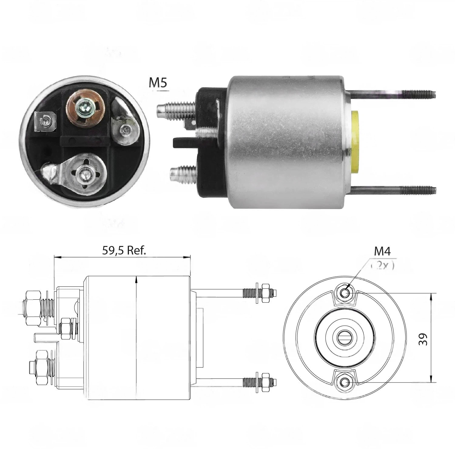 CF-V0596 втягивающее реле