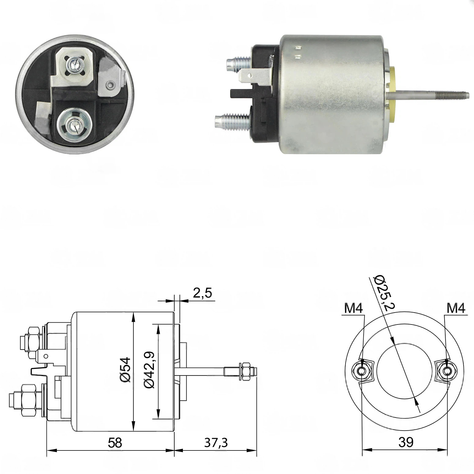 CF-V0597 втягивающее реле