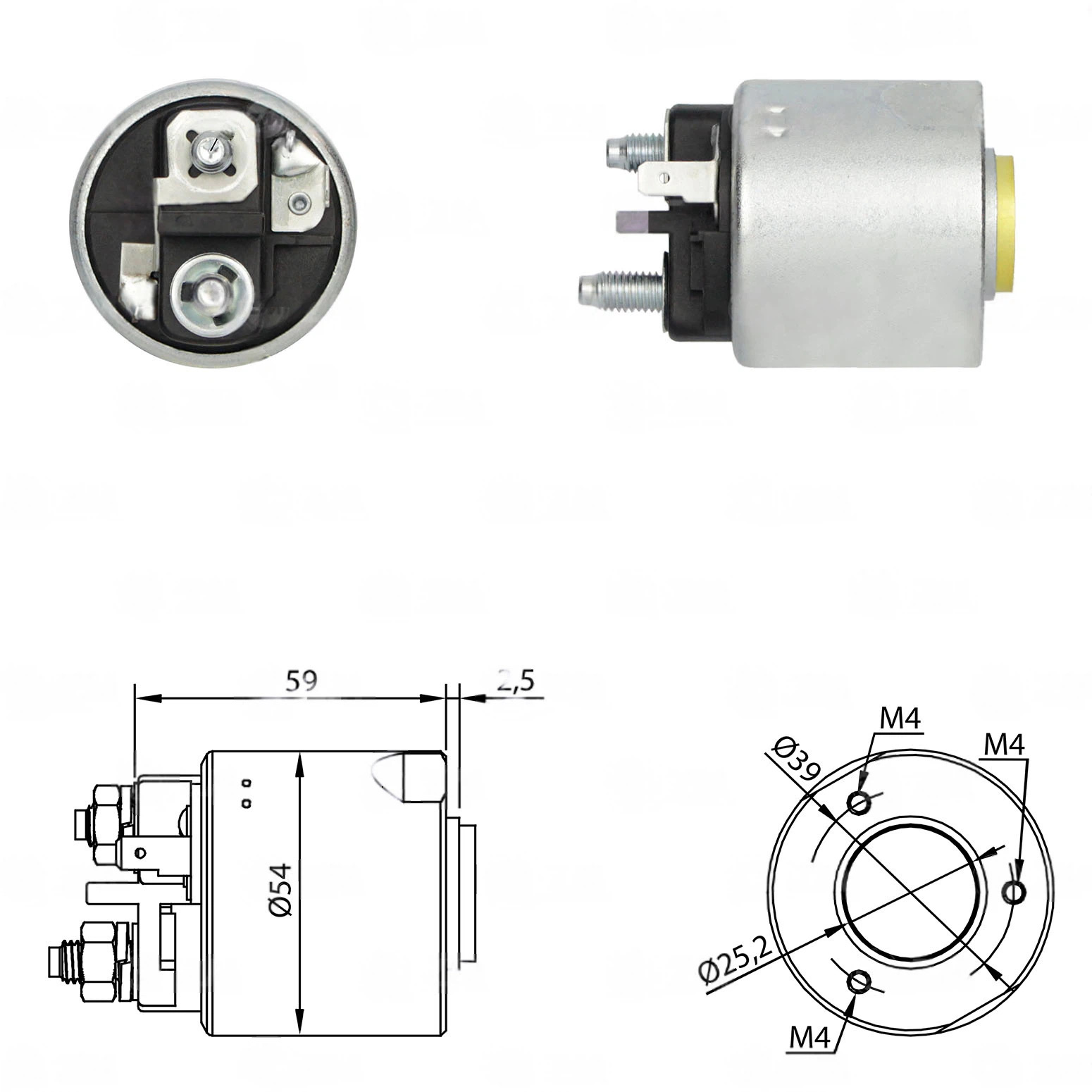 CF-V1491 втягивающее реле