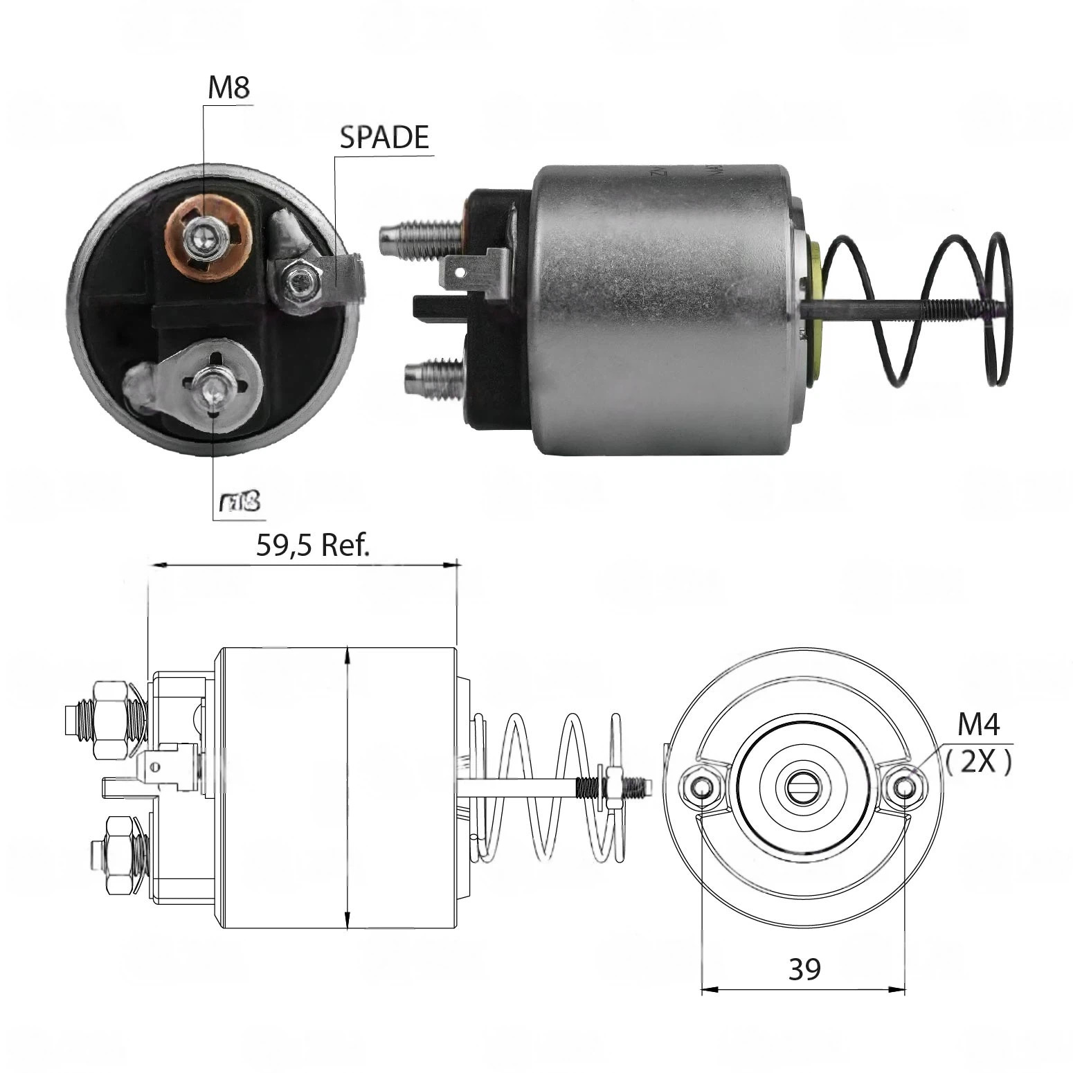 CF-V1492 Starter Solenoid