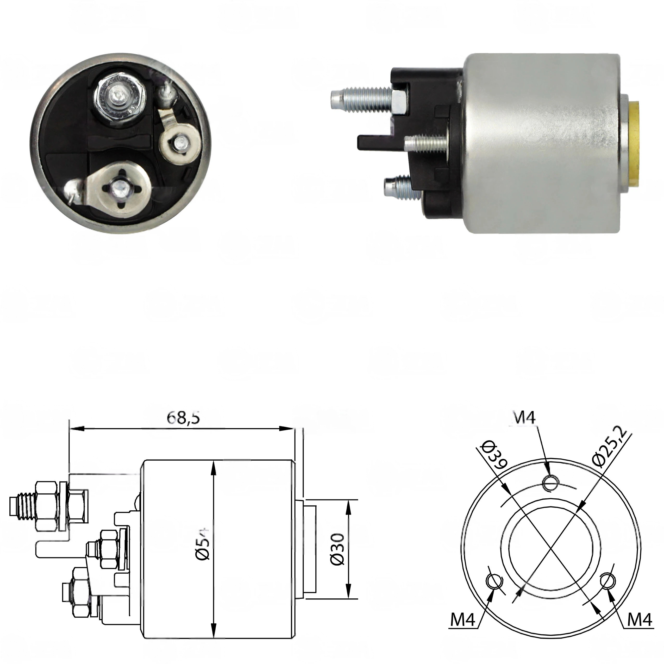CF-V1590 Starter Solenoid