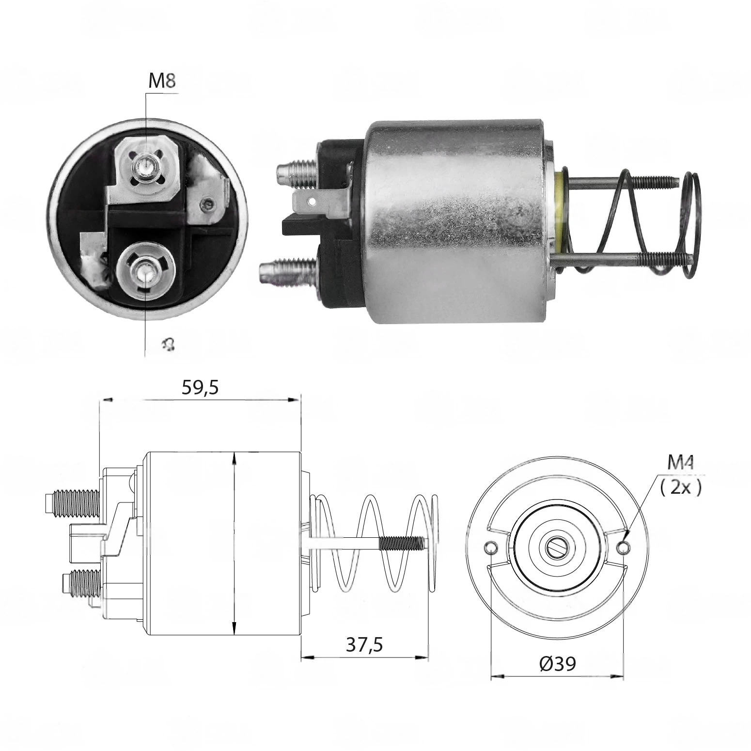 CF-V1594 Starter Solenoid
