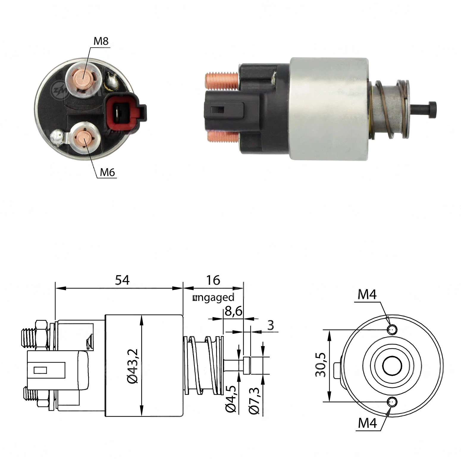 CF-V2391 втягивающее реле