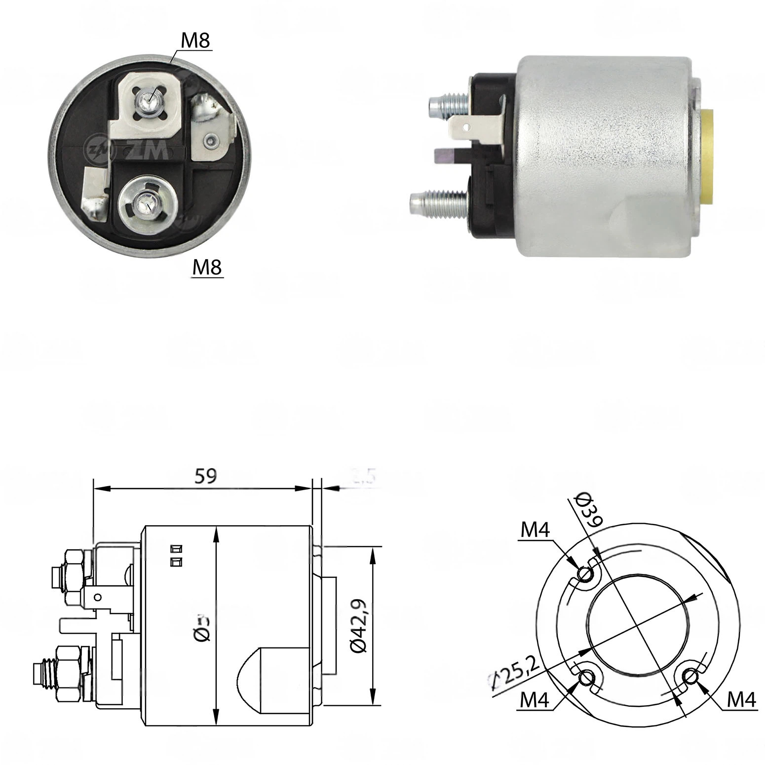 CF-V2491 втягивающее реле