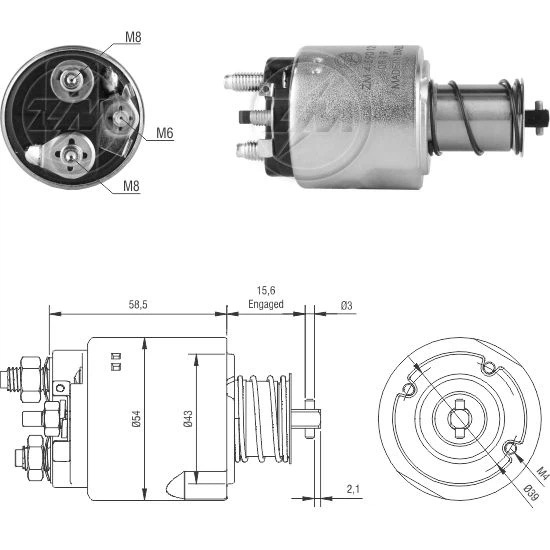 CF-V4590 втягивающее реле