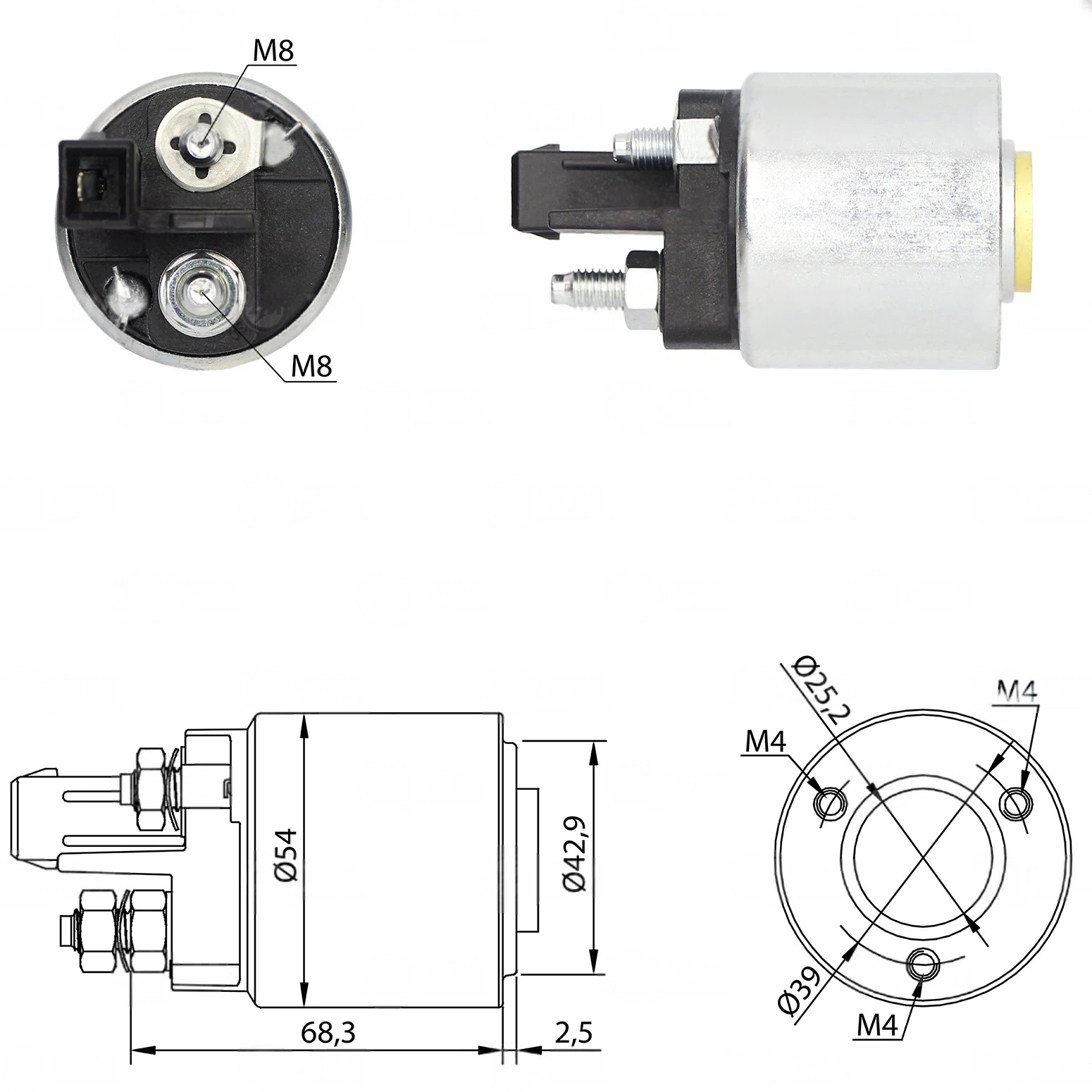 CF-V5492 Starter Solenoid