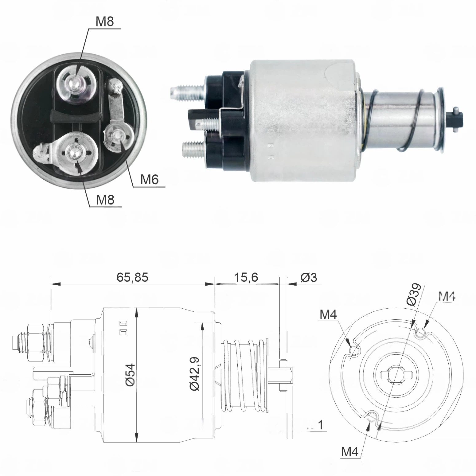 CF-V6590 втягивающее реле