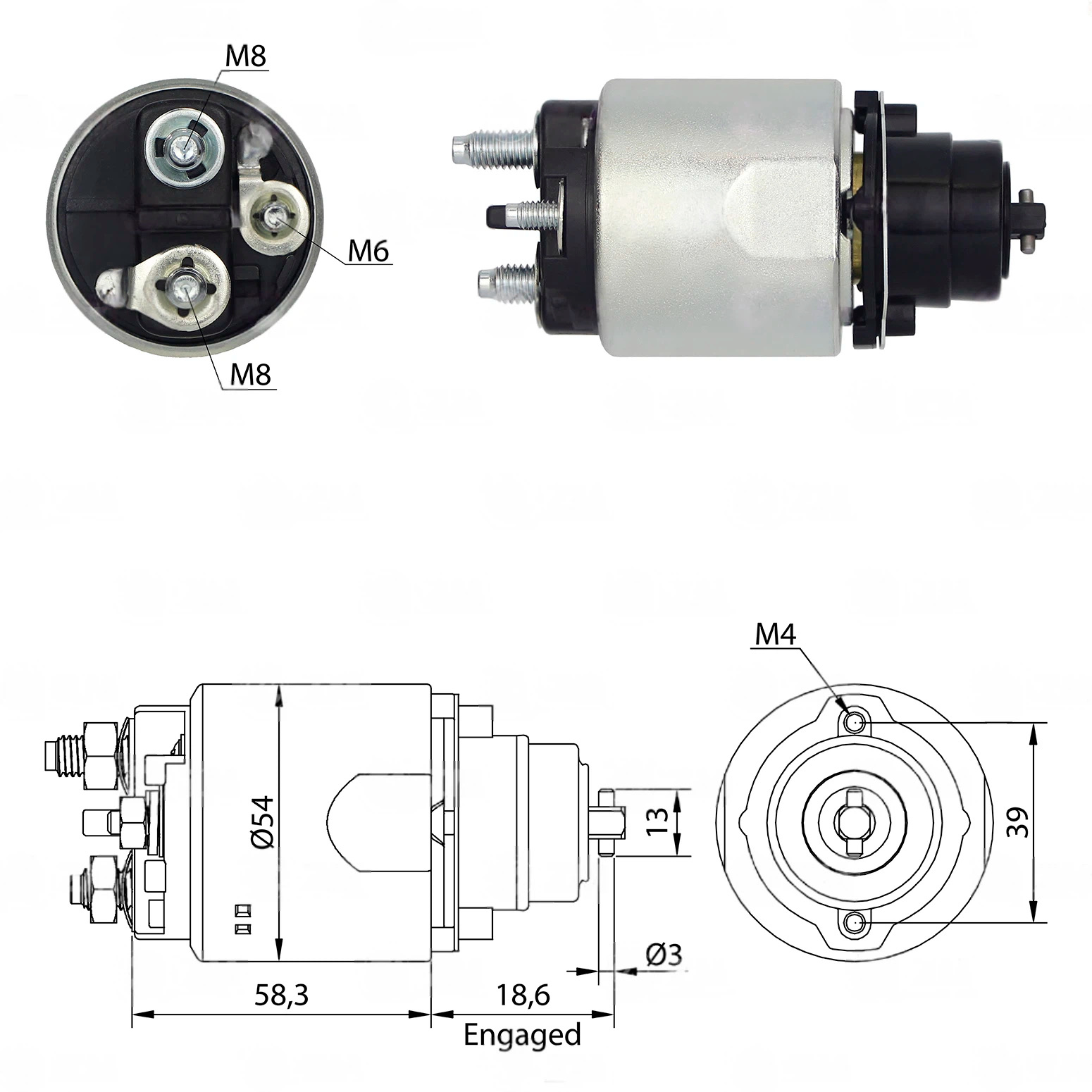 CF-V7494 втягивающее реле