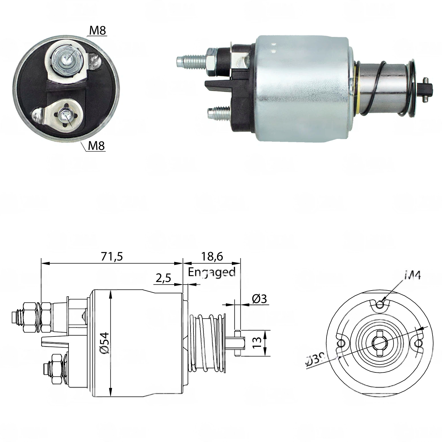 CF-V8495 втягивающее реле