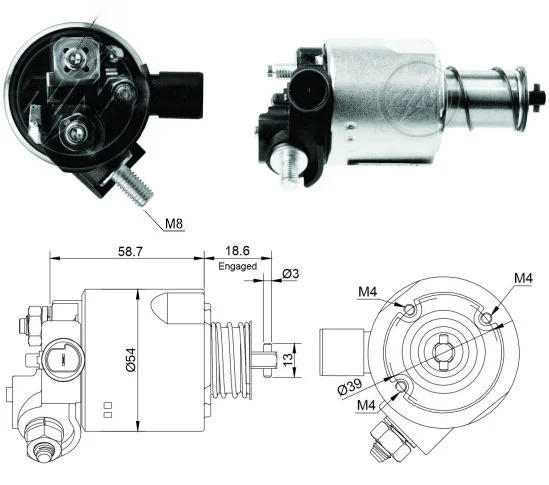 CF-V9494 Starter Solenoid