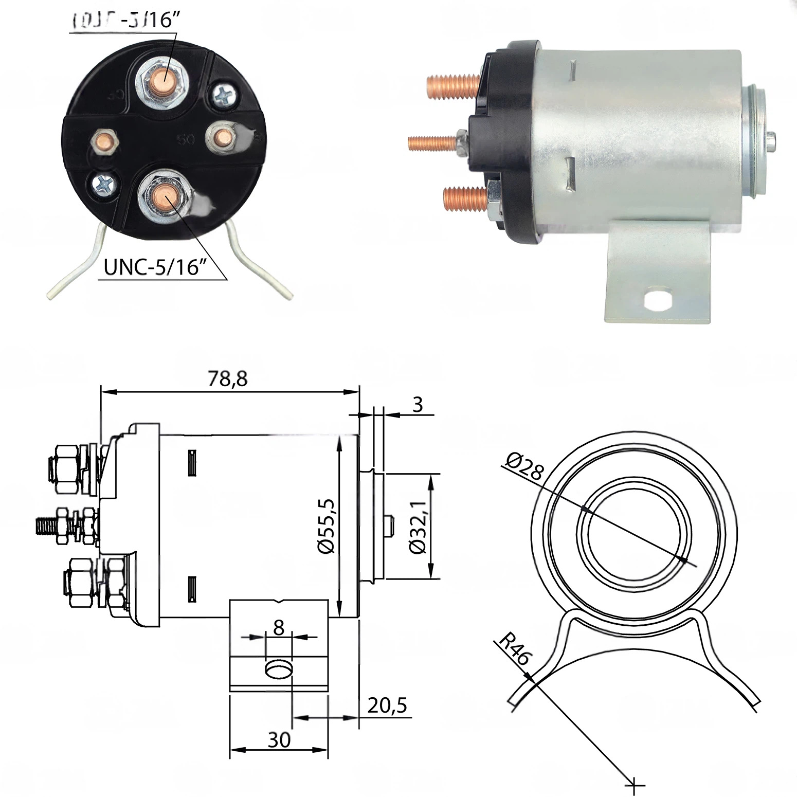 CF-W0505 起动机电磁开关