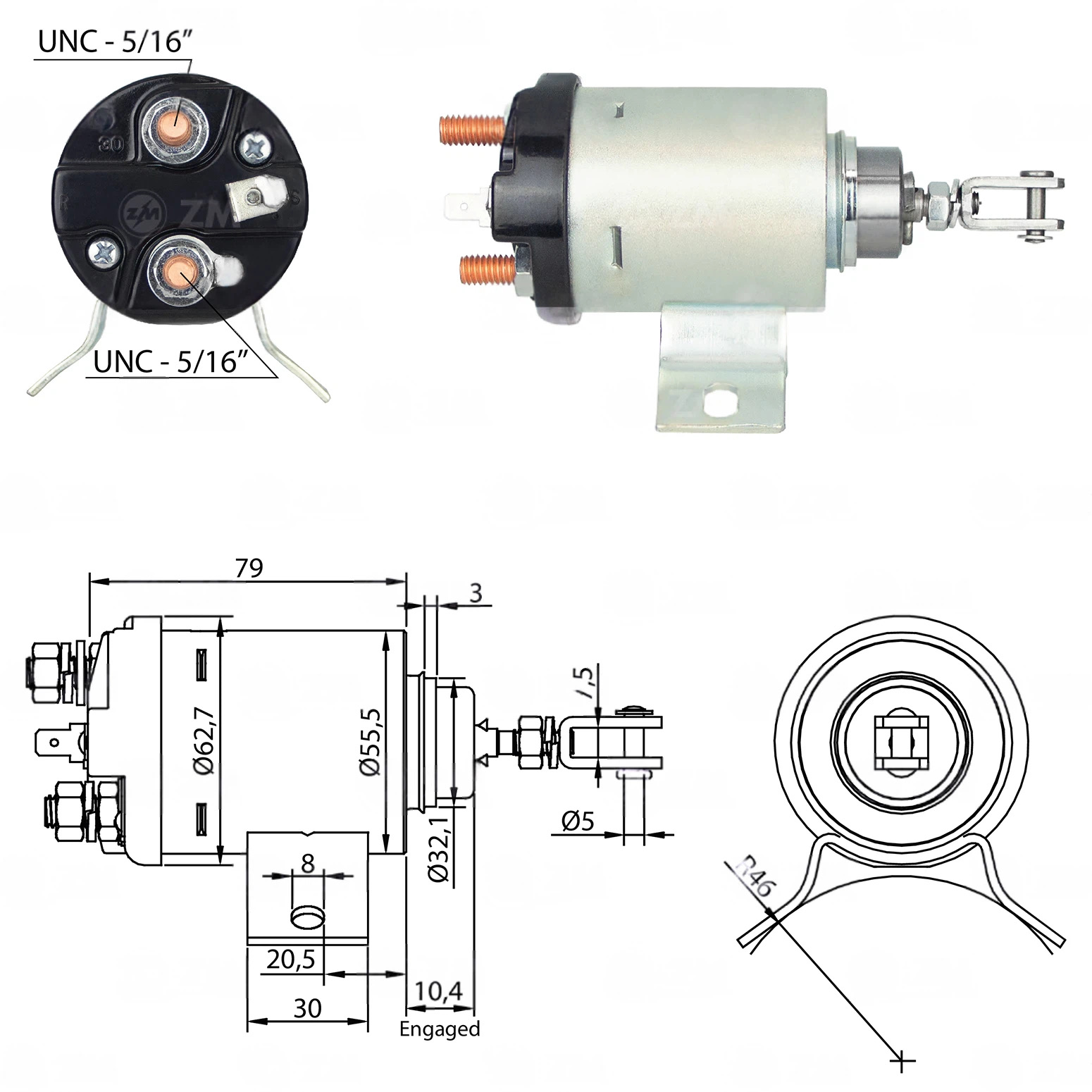 CF-W0507 втягивающее реле