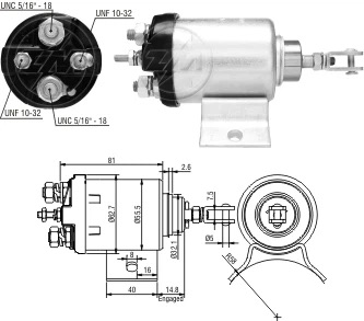 CF-W0508 起动机电磁开关