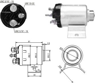 CF-W0519 втягивающее реле