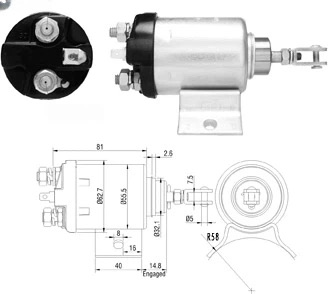 CF-W1518 Starter Solenoid