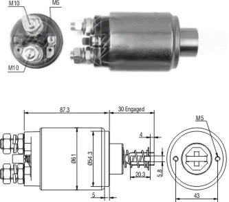 CF-X0634 Starter Solenoid