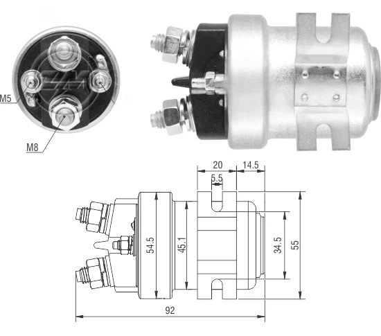 CF-X1403 Starter Solenoid